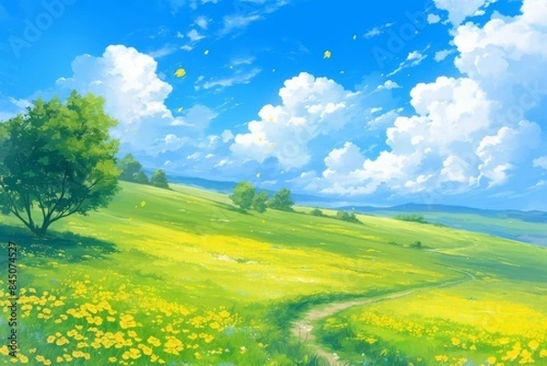 Fototapeta Picturesque natural landscapes for your design work