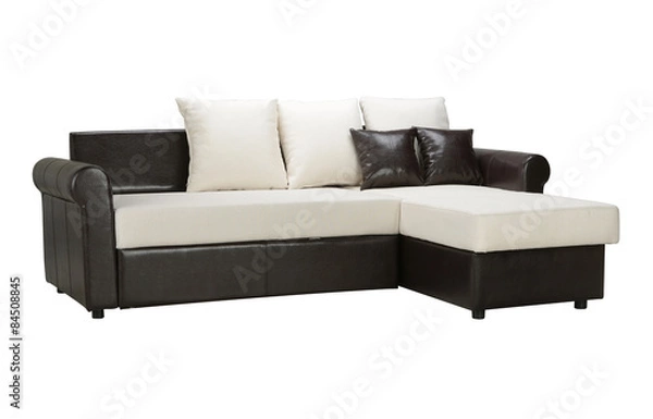 Fototapeta Sofa on white