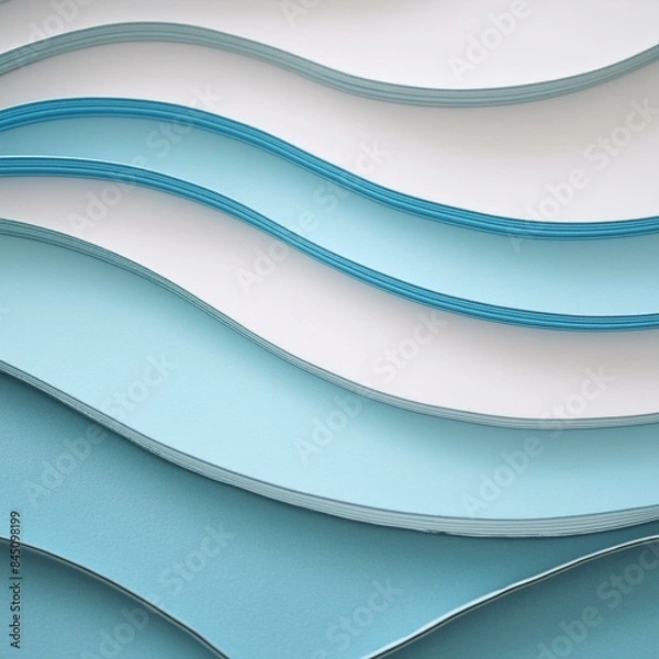 Obraz abstract blue wave background