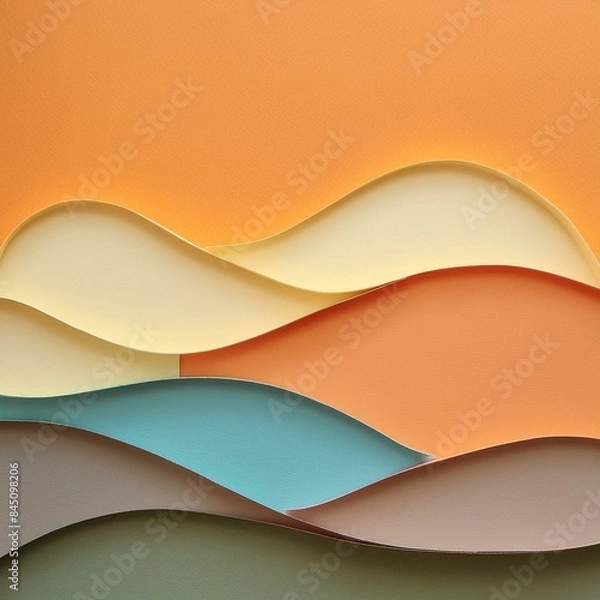 Obraz abstract background with waves
