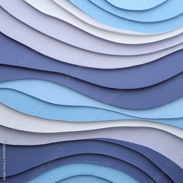 Obraz abstract blue background with waves