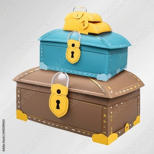 Obraz box with treasure
