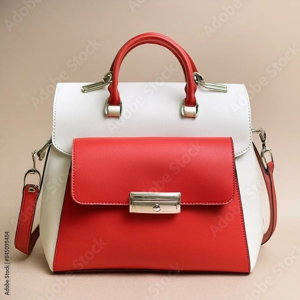 Obraz red bag isolated on white