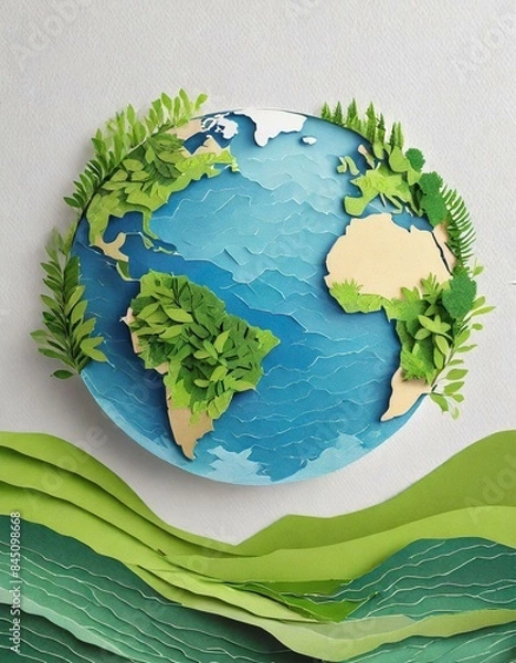 Obraz green planet earth