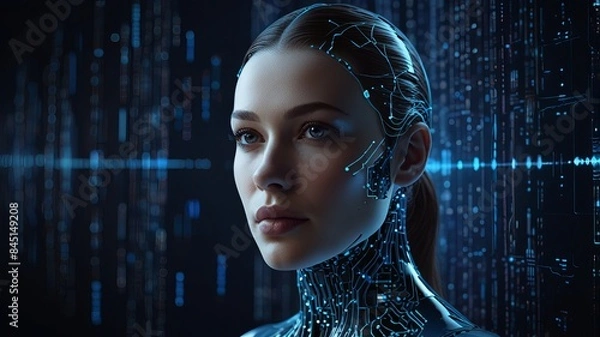 Obraz artificial intelligence human