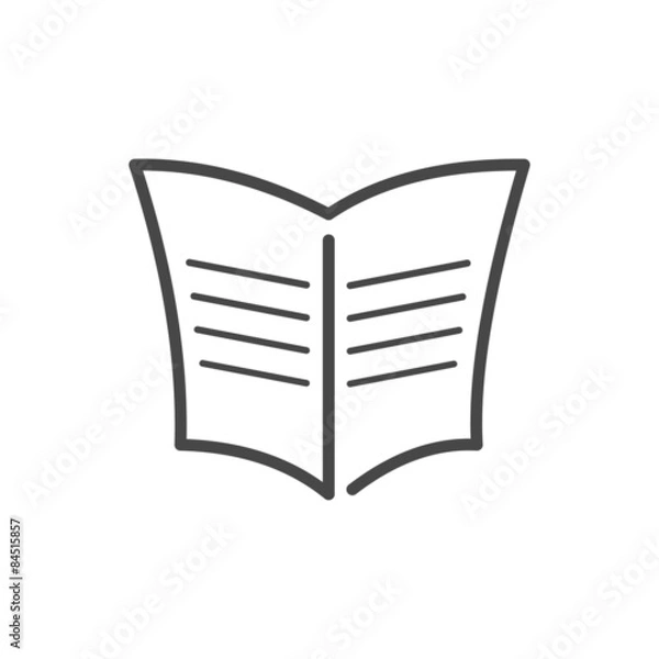 Obraz Thin lines web icon