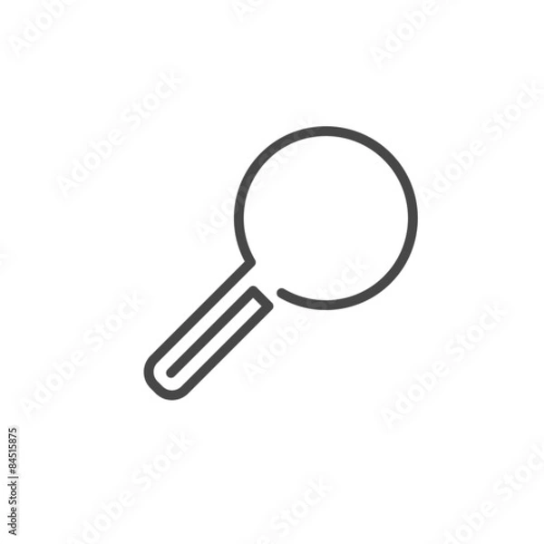 Obraz Thin lines web icon