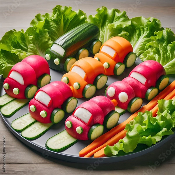 Fototapeta 野菜の車