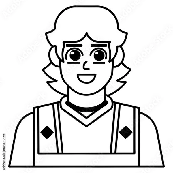 Fototapeta Stylish game character arcade Vector design and illustration - Digital vector - Latest vector - Premium Victor