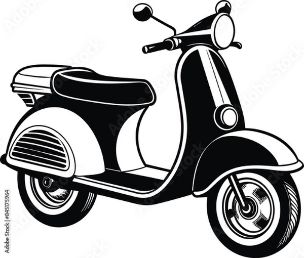 Obraz scooter vector illustration eps 10