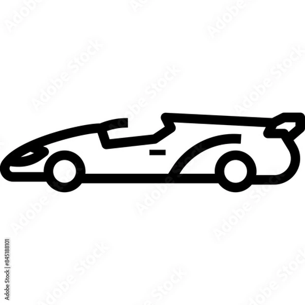 Fototapeta super car icon