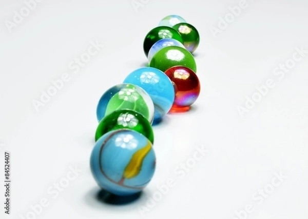 Obraz biglie di vetro