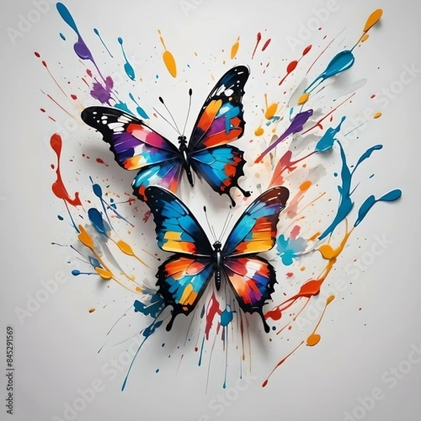 Obraz Colorful Butterflies