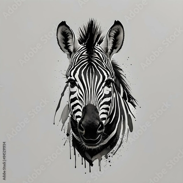 Obraz Zebra head