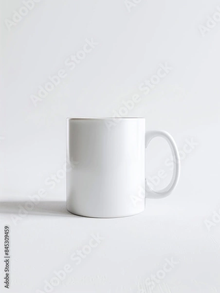 Fototapeta 無地の白いマグカップ
