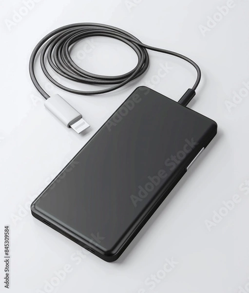 Obraz モバイルバッテリー（黒）