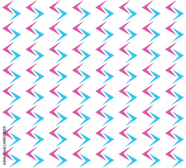 Fototapeta Custom shape vector pattern template design. Simple graphic design vector pattern.