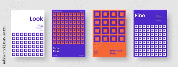 Fototapeta Creative Brochure Design. Abstract Report Layout. Modern Poster Template. Banner. Business Presentation. Book Cover. Flyer. Background. Catalog. Advertising. Pamphlet. Magazine. Handbill