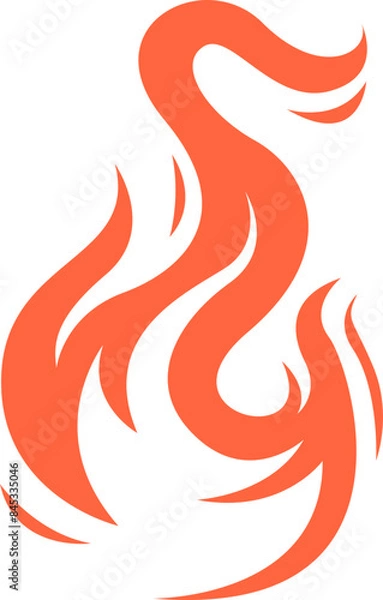 Obraz Flame Vector Element