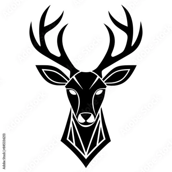 Obraz deer head vector