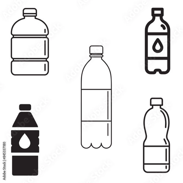 Obraz water bootle vector eps file 