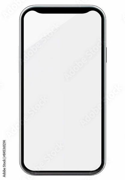 Fototapeta Smartphone isolated on white