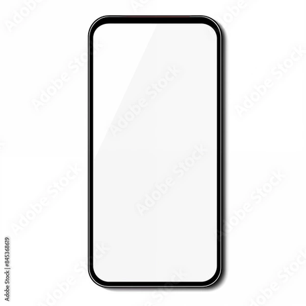 Obraz Smartphone isolated on white