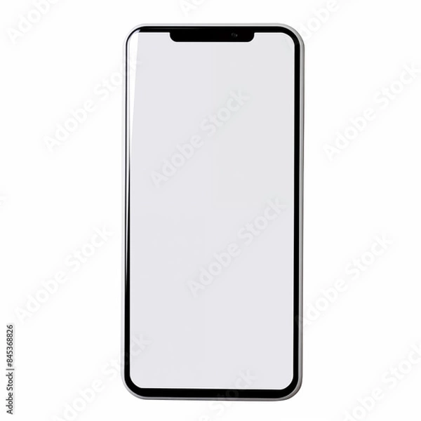 Obraz Smartphone isolated on white