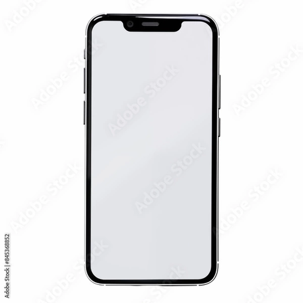 Obraz Smartphone isolated on white