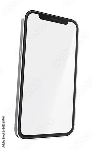 Obraz Smartphone isolated on white