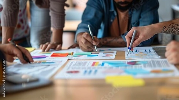 Obraz Effective marketing strategies aim to understand consumer needs and preferences, create value for customers, and build long-term relationships with them 