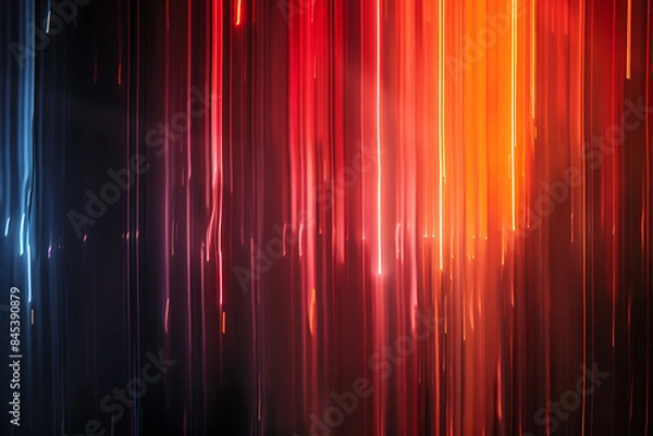 Fototapeta A pair of abstract lines are distributed across half of the screen, creating a modern and dynamic visual effect