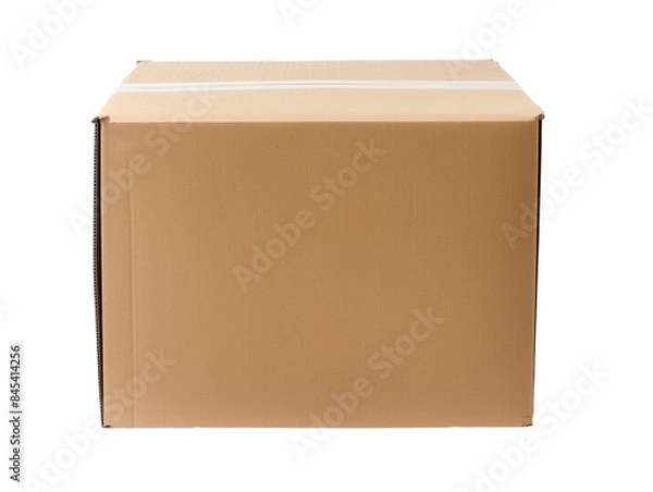 Fototapeta Simple Plain Cardboard Box