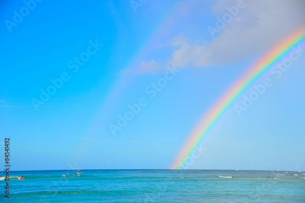 Fototapeta 二重の虹