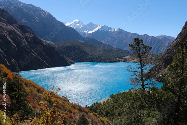 Obraz Phoksundo Lake with blue water