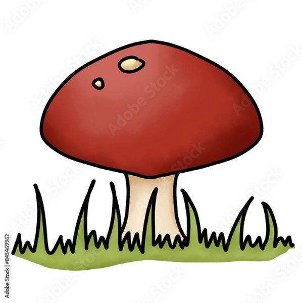 Obraz mushroom in grass