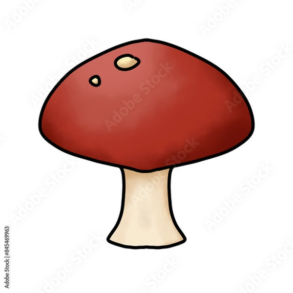 Obraz red mushroom