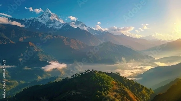 Fototapeta big mountain beauty view