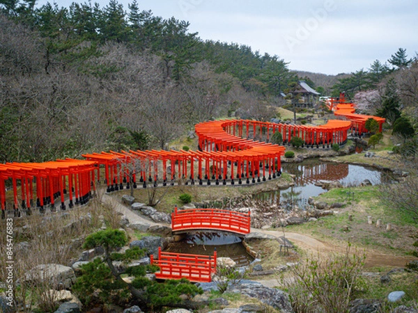 Obraz 【青森県】高山稲荷神社の千本鳥居