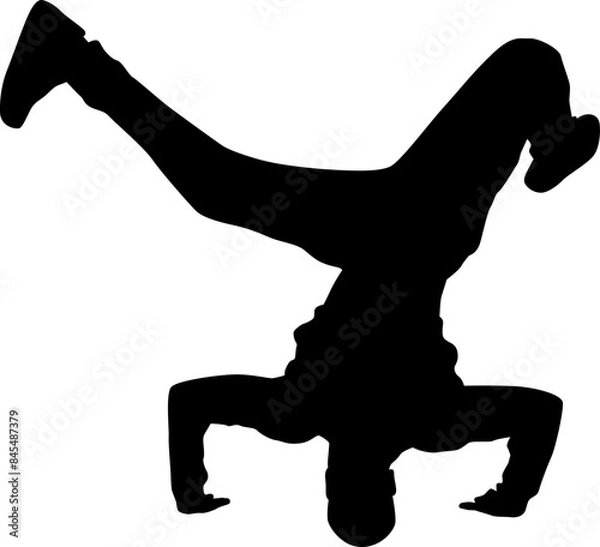 Obraz B-BOY silhouette