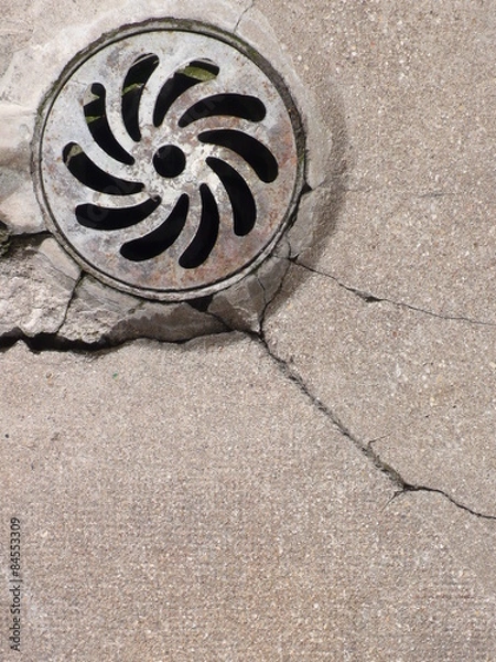 Fototapeta manhole spiral