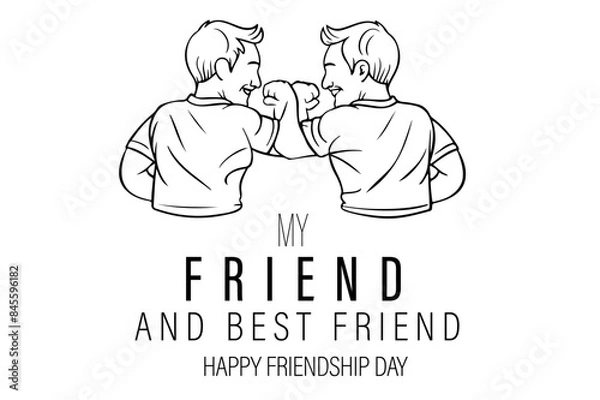 Obraz Friendship Day Vectors.ai