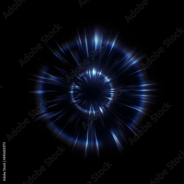 Fototapeta Fx Shock wave Sphere effect element