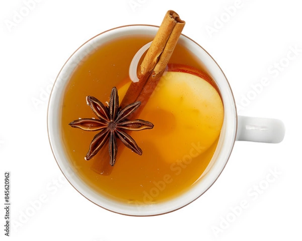 Obraz Spiced Apple Cider top view