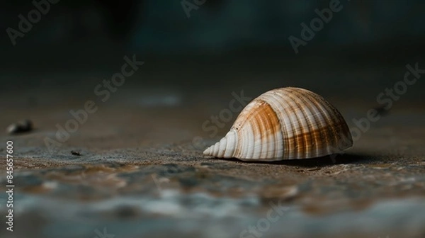 Fototapeta Empty Shell Background without anyone