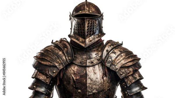 Obraz photograph of a weathered knight's armor