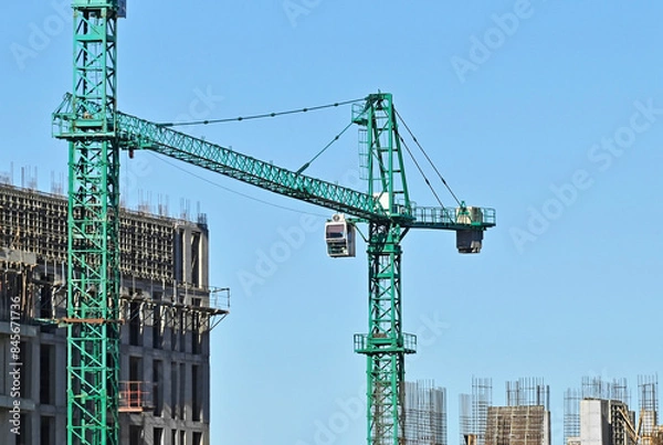 Obraz Multistory construction site