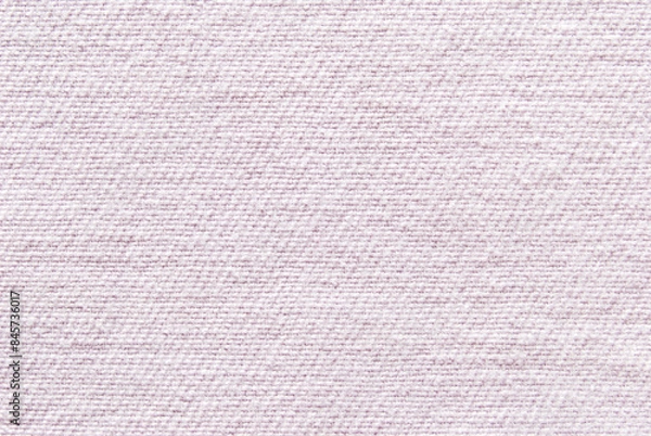 Fototapeta Light pink cotton twill fabric pattern close up as background