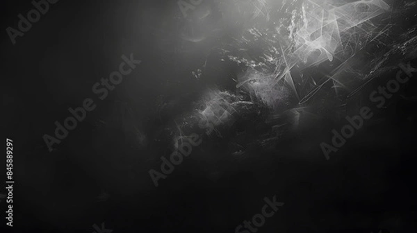 Fototapeta Black texture background with copyspace for your design. AI Generated