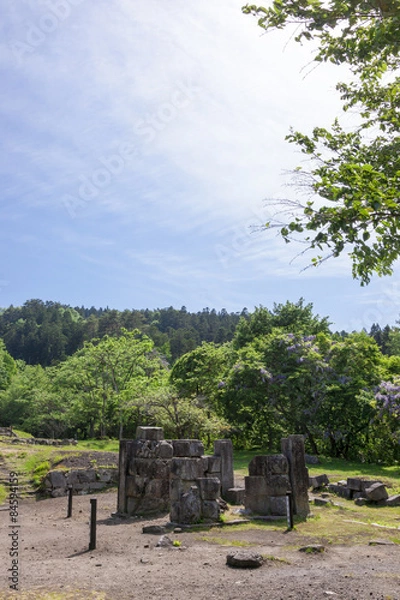 Fototapeta 橋野高炉跡　三番高炉（岩手県釜石市）